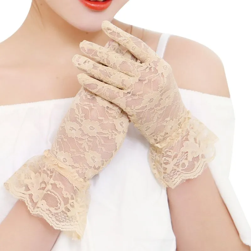 knee length dresses for ladies Regina Pure Supima Sueded Cotton Gloves - White Bracelet Length Gloves