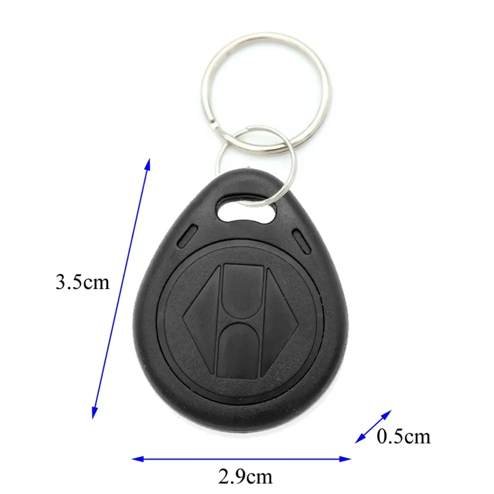 Security Keypass Keychain DHgate.com:10-Pack RFID Keychains, Mixed Colors, Read-Only Access ...
