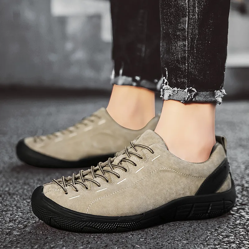 Bulk 2024 New Retro Handmade Soft Leather Mens Sneakers Comfy Lace Up Mens Comfort Walking Shoes For All Match Sport And Casual Wear From Dh1102910017 44.13 DHgate.Com