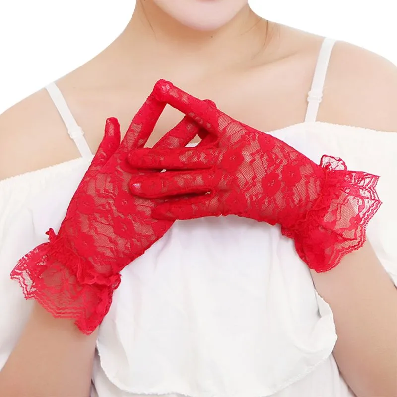 Lace Hand Gloves Full Finger Women Formal Dress Gloves for Wedding and  Party Accessories from Dhgate Mittens - price 18.09