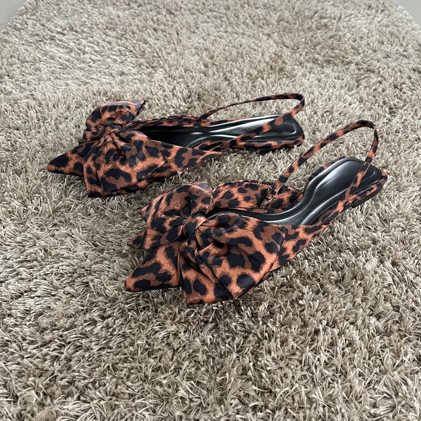 Slingback leopard shoes online