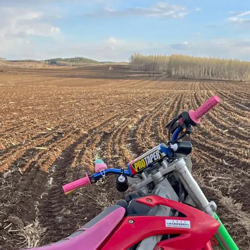 Motorcycles Grips Universal Fit Handlebar Grips, Non Slip Rubber