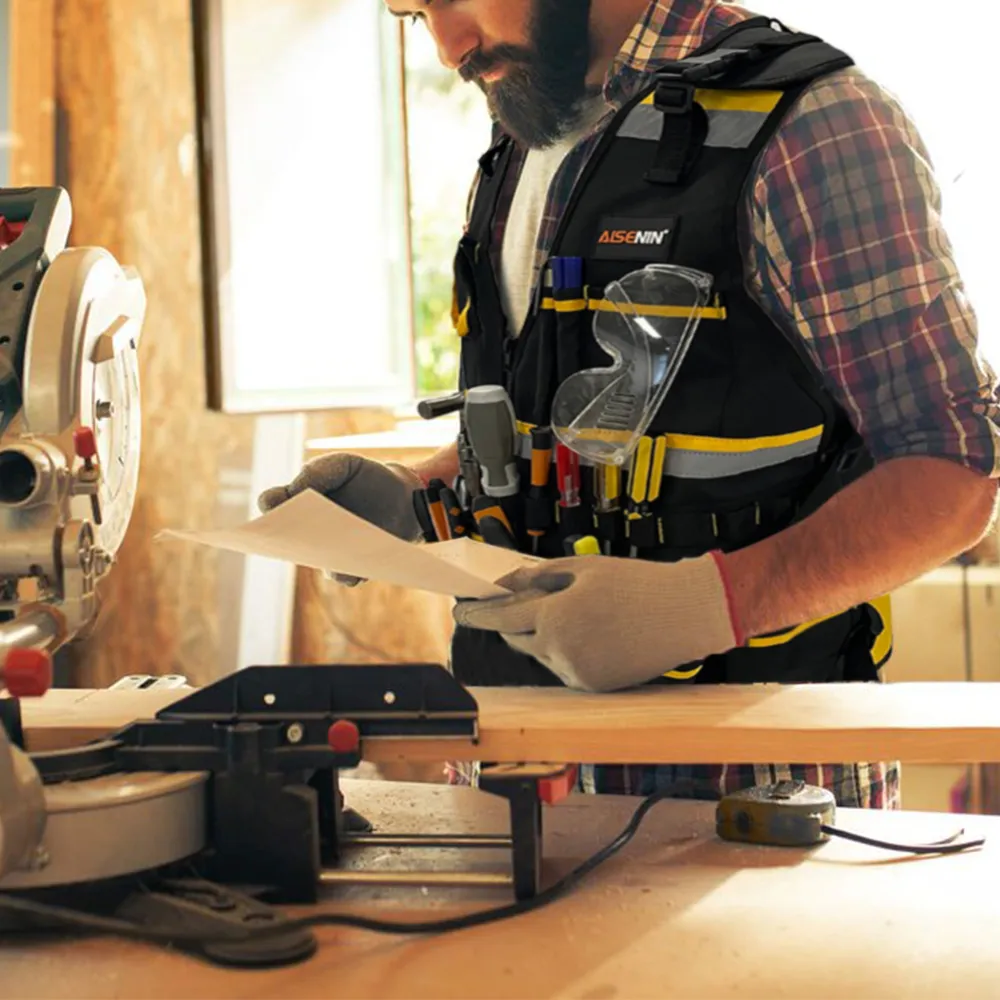 g Tool high visibility vest with Adjustable Straps