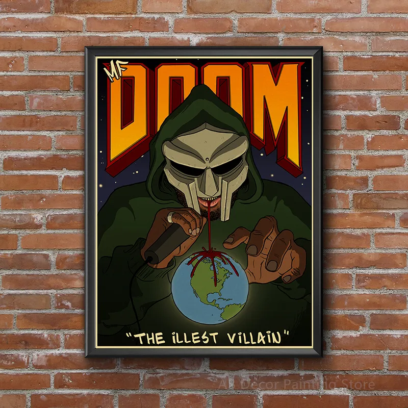 Amazon.co.jp: LSPDAG MF DOOM ミュージックアルバムポスター MM