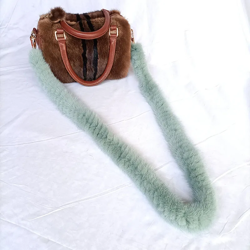 Fur bag strap discount