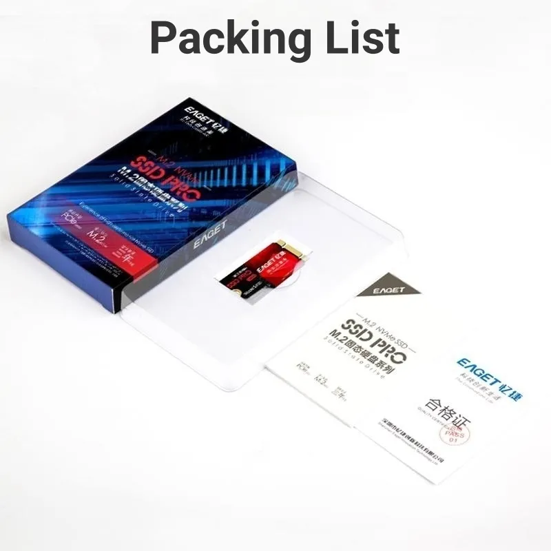 EAGET S450 SSD NVMe m2 SSD 1TB 512GB Hard Disk M.2 Ie 3 Hard Drive Disk Internal Solid State Drive for ps5 Laptop Desktop