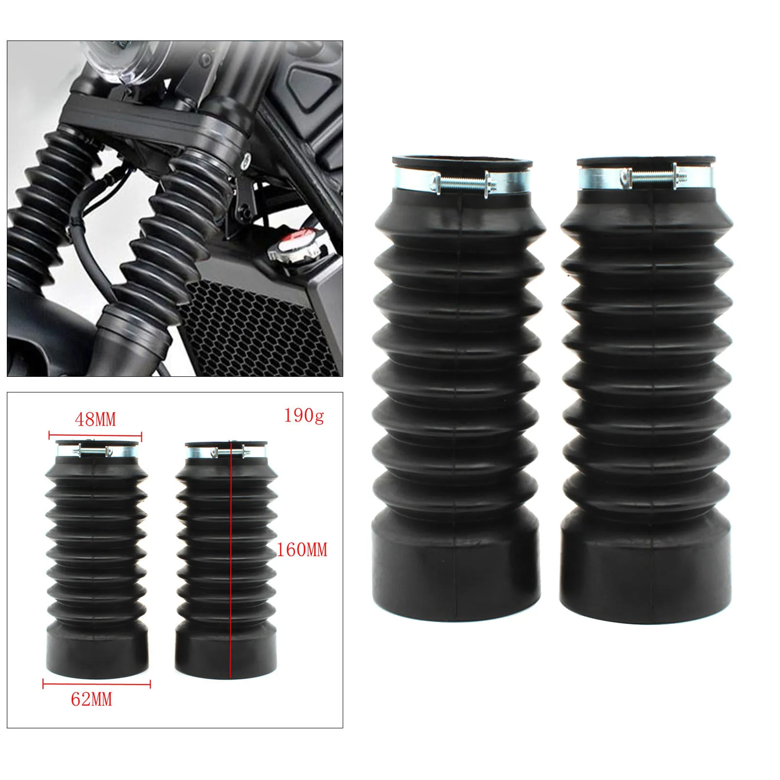 Motorcycle front shock covers online