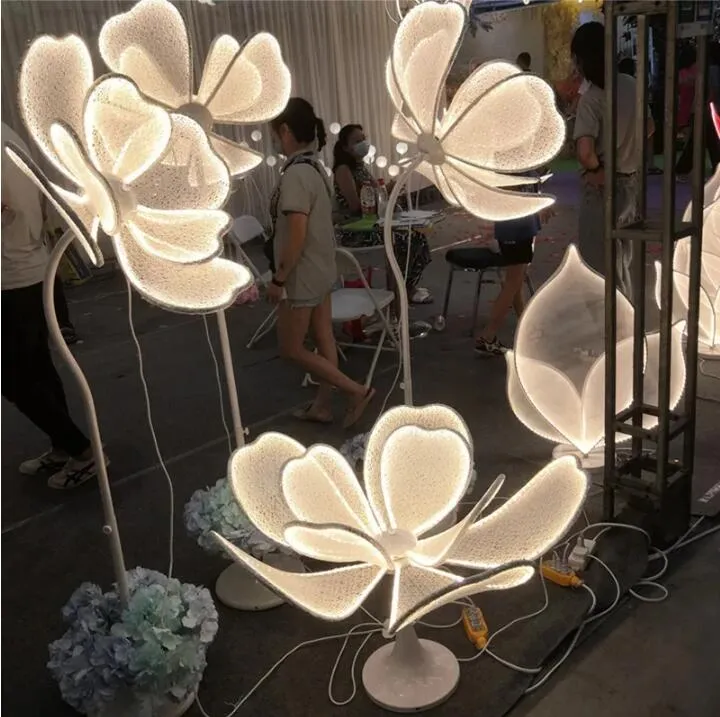 Led flower lamp deals