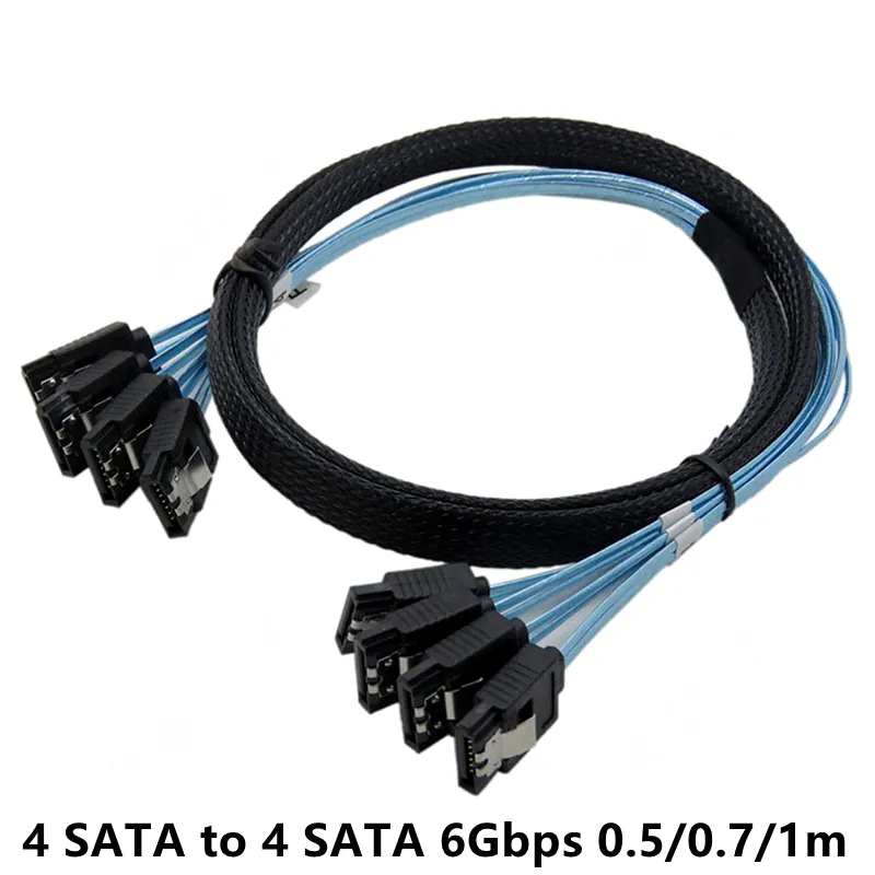 Câble Dell Serial ATA SAS X4-4 – Pour PowerEdge 1900 – Réf NJ056 – Remis à Neuf