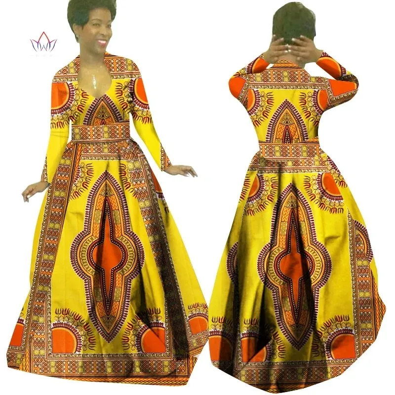 Plus Size African Wax Print African Print Maxi Dresses Dashiki Style For Women Full Sleeve Long Party Clothes WY029 From Bintarealwax 40.98 DHgate.Com