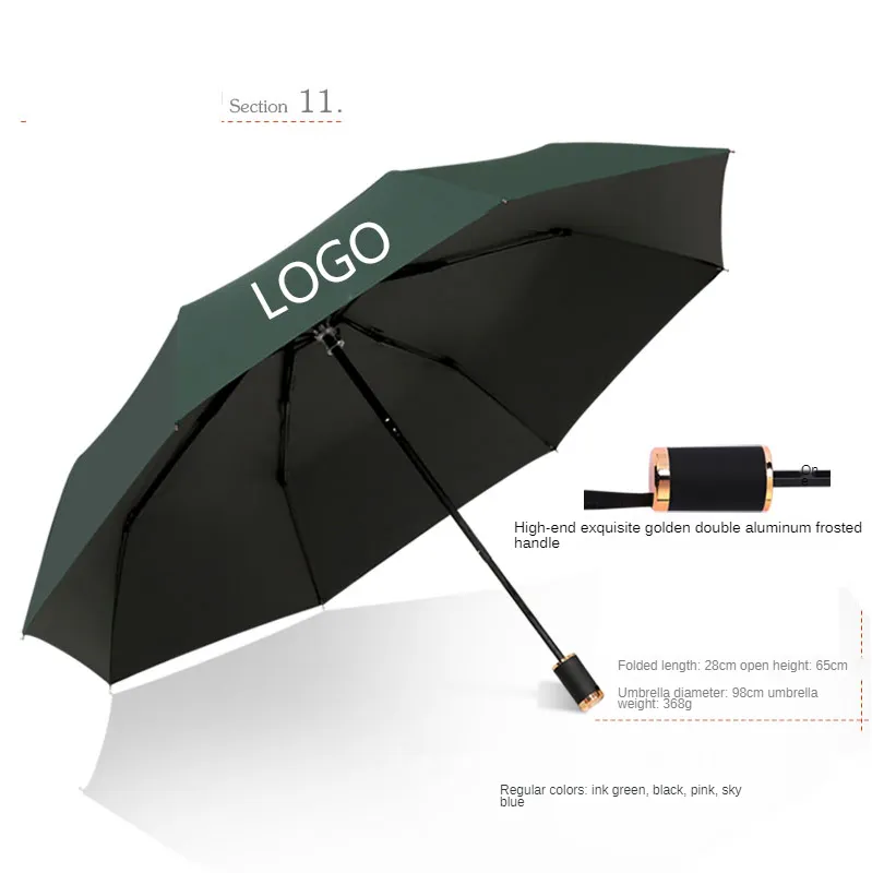 Personalized Custom Umbrella With Your Name - Semi-Auto Foldable, 48 Inch Coverage, Travel Umbrella For Sun & Rain - View #11