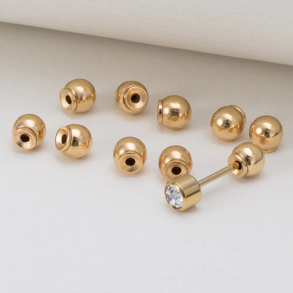 Gold-Plated Earring Backs for Fish Hook Earrings Surgical Steel, Secure  Comfortable, 20 Pairs