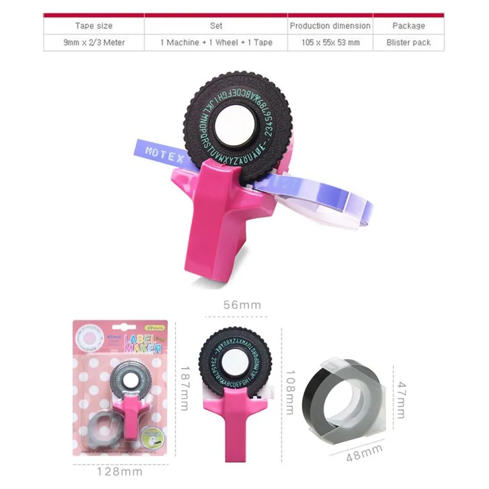 DHgate.com:Creative Manual Embossing Label Maker with Free Tapes: 3D ...