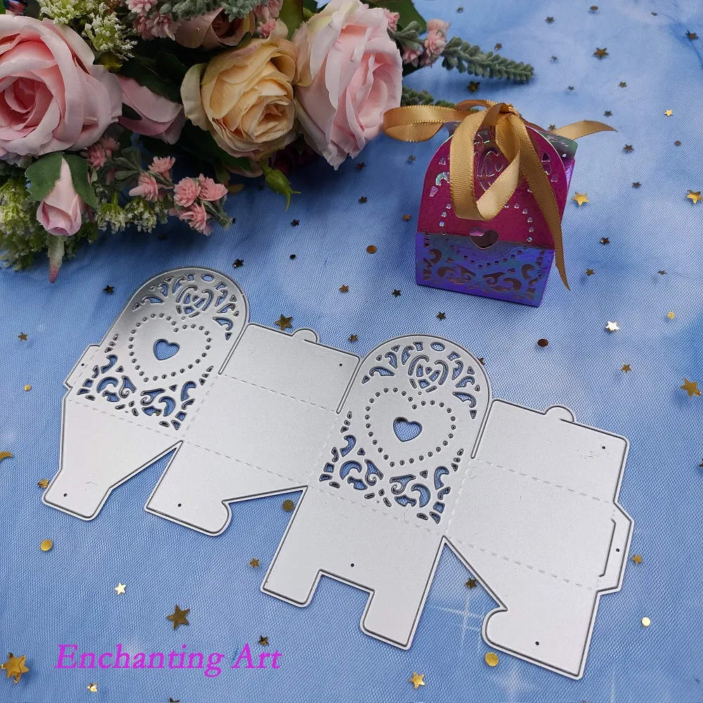 6-Piece Metal Cutting Dies Set - Daisy Frame Shapes For Card Making And Scrapbooking