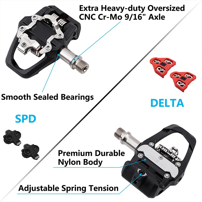 Look delta compatible aluminum pedals best sale