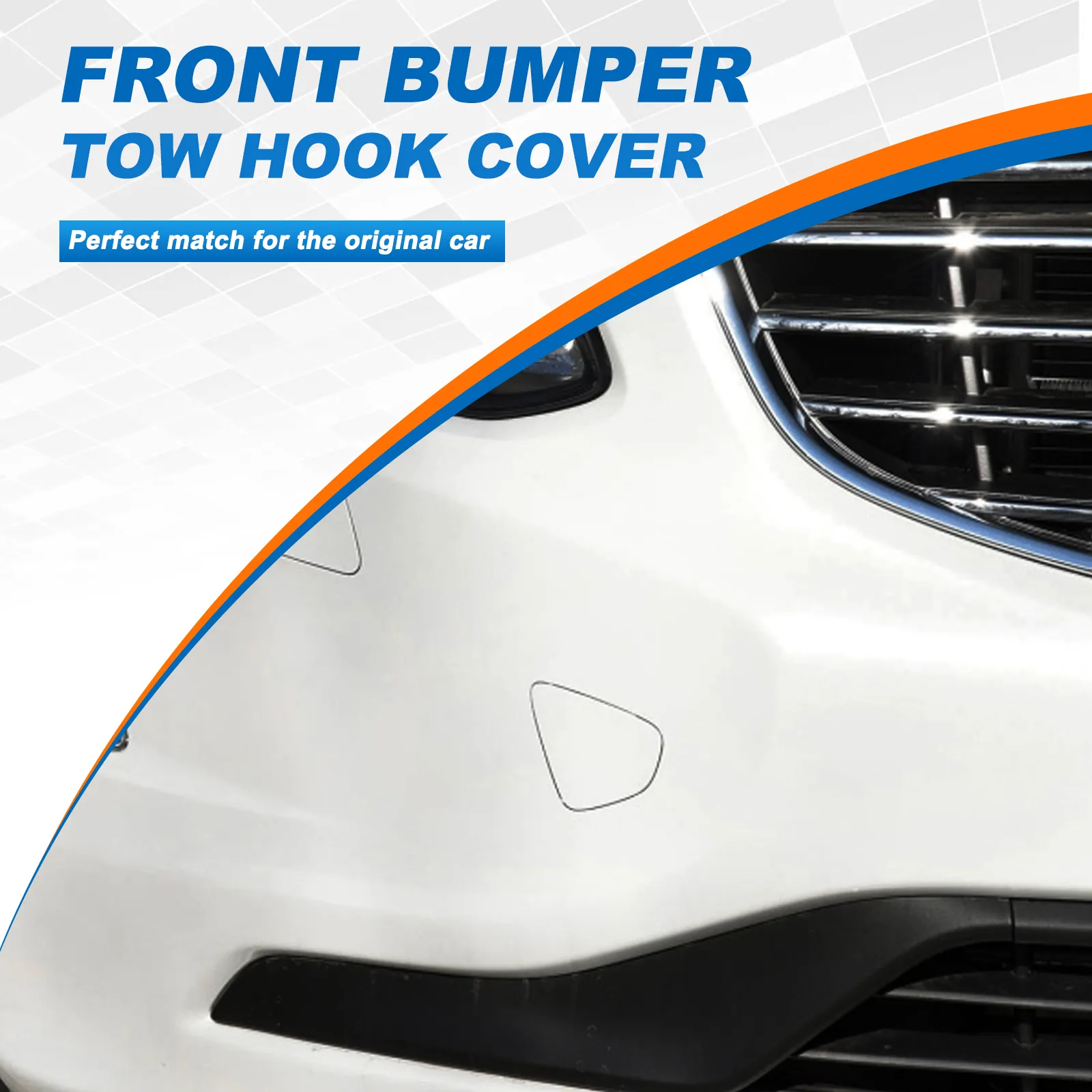 Tow Hook Cover for Volvo XC60 2014 2017 Right Passenger Side 31323767 31323767 2 398215624 Black Plastic Replacement