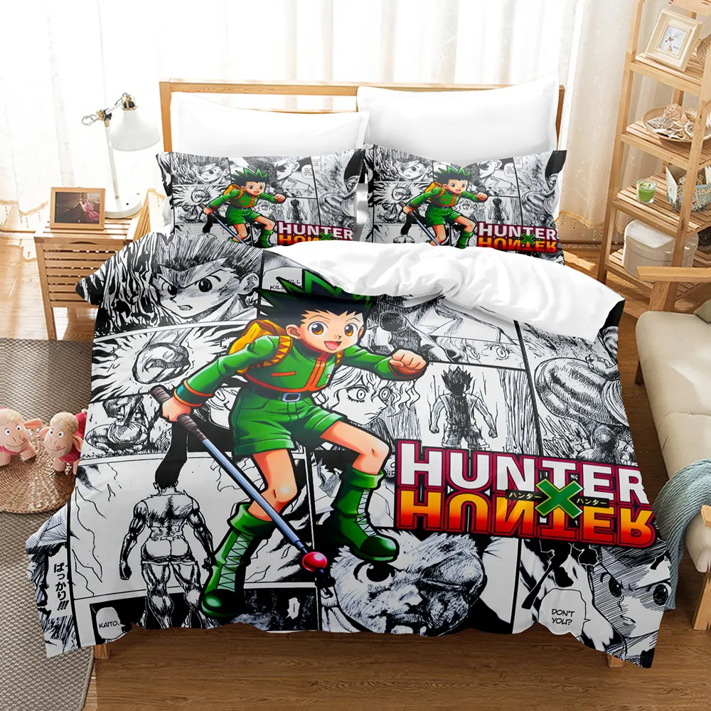 HUNTER×HUNTER 敷きパッド Hunter x Hunter Bedding: Twin, Full, Queen, King