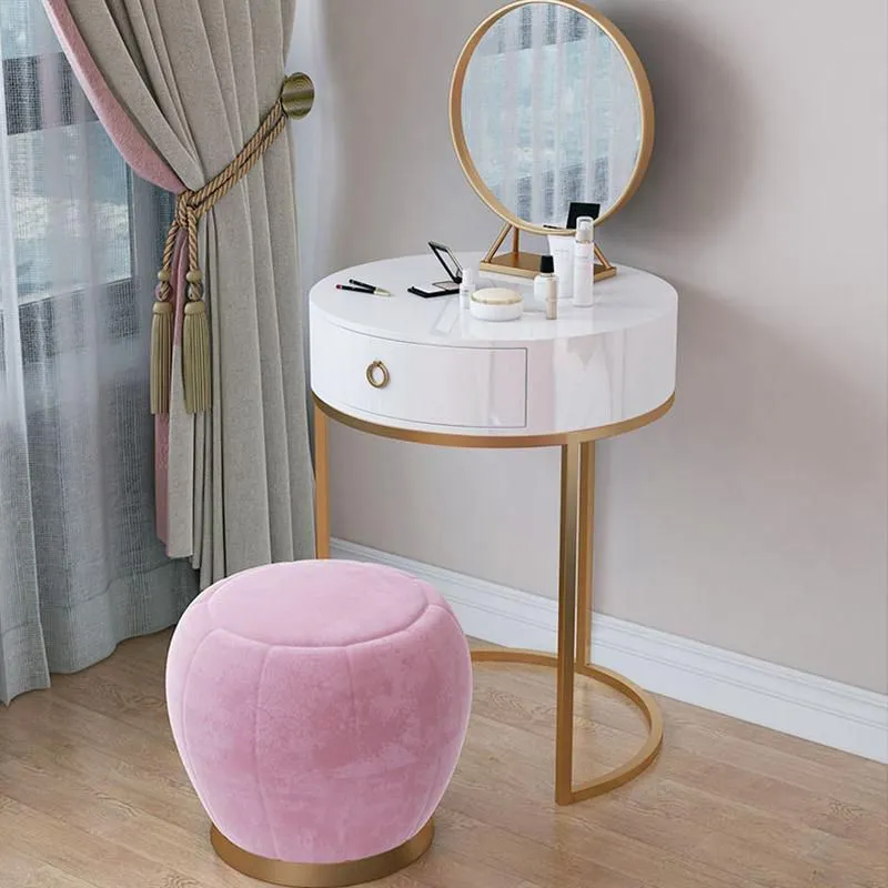 Modern 50CM Nordic Style Single Small Dressing Table with Mirror for Bedroom