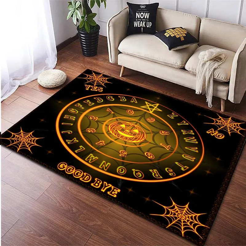 Large Ouija Board Rug 100% Cotton Persian Design Prayer Mat Carpet