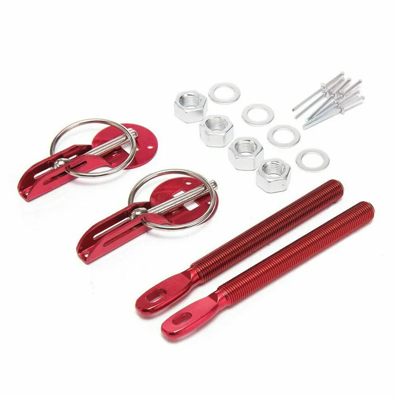 Stainless Steel Car & Truck License Plate Frames Hood Pin Kit 1Pair ...