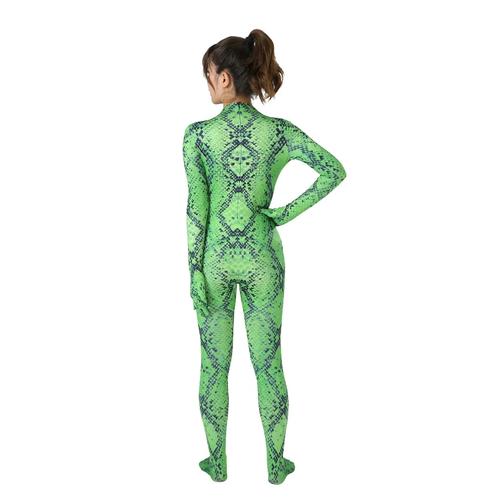 Green Python Costume For Adults & Kids Realistic Snake Cosplay For ...