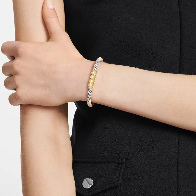 Designer Classic Luxury Bracelets Bangle Letter Leather 17 