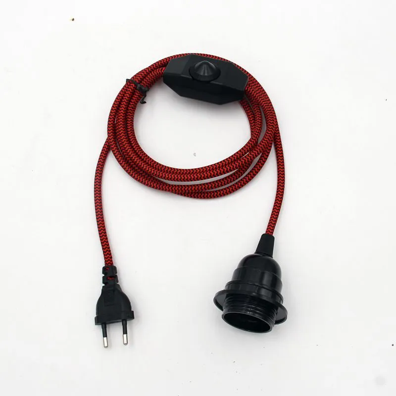 EU Standard 220V Dimmer Switch Iec C7 Power Cable With E27 Bulb Lamp Holder For Textile Cords From Homepro11 10.96 DHgate.Com