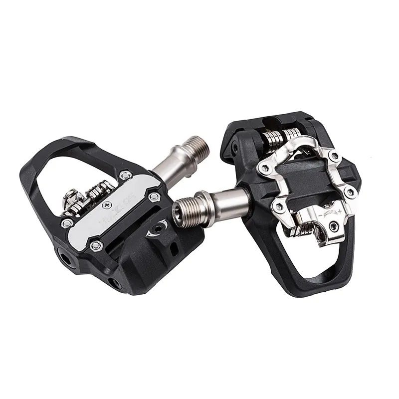DHgate Road Bike Pedals Self locking Ultralight MTB Pedals Compatible with SPD LOOK DELTA Bike Black Sports Outdoors