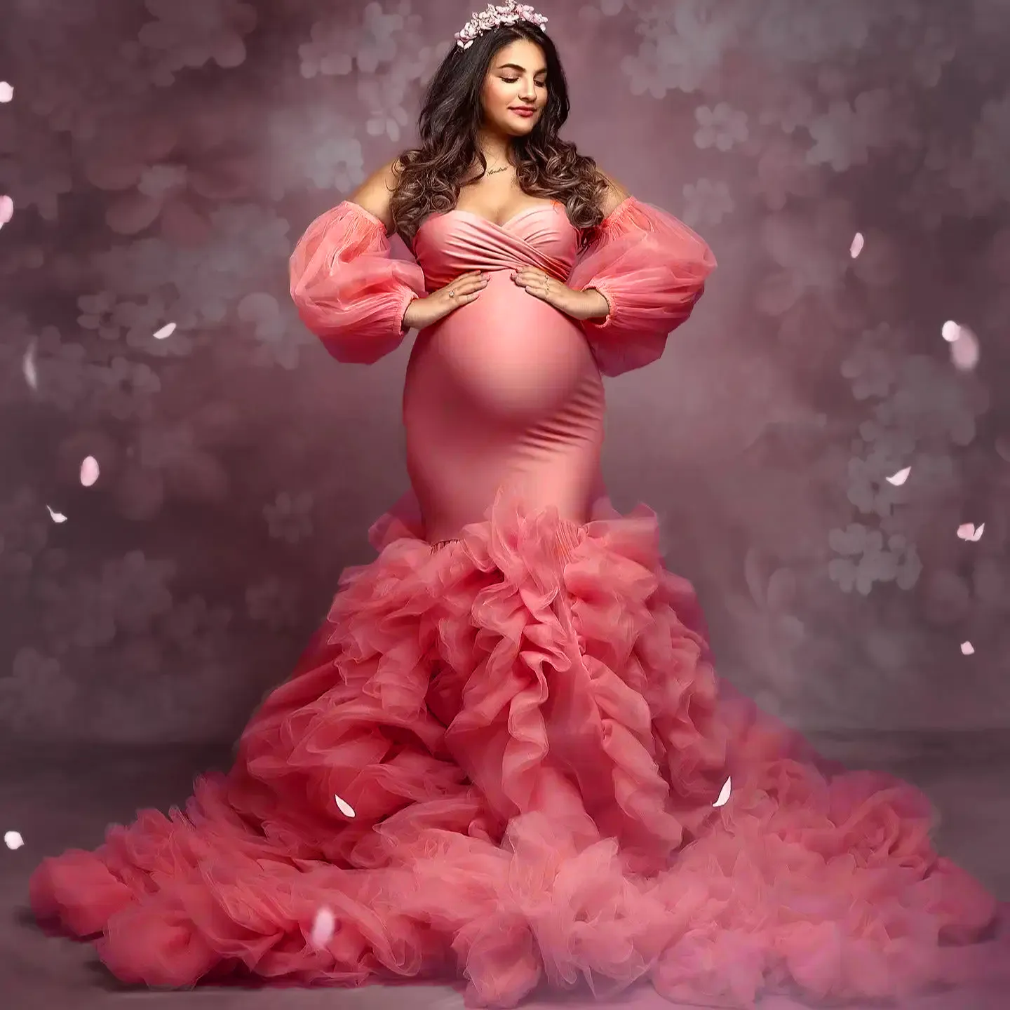chinese dress ladies Beautiful Mermaid Maternity Dresses