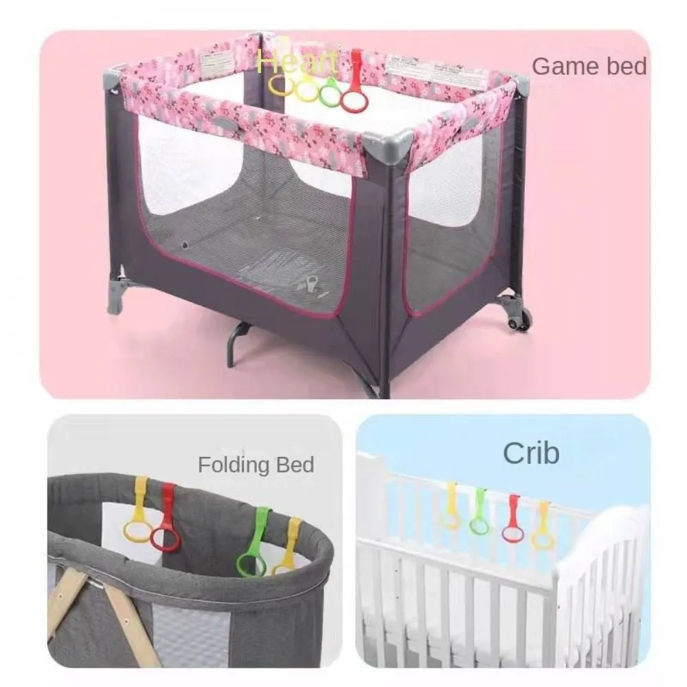Play Pen Pull Up Rings 4Pcs Baby ,Pull Up Rings For Playpen Baby