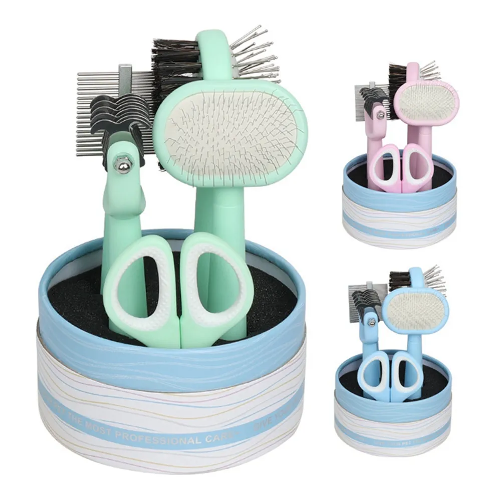 Premium Pet Grooming Kit: Hair Removal Comb Set, Nail Clipper & More ...