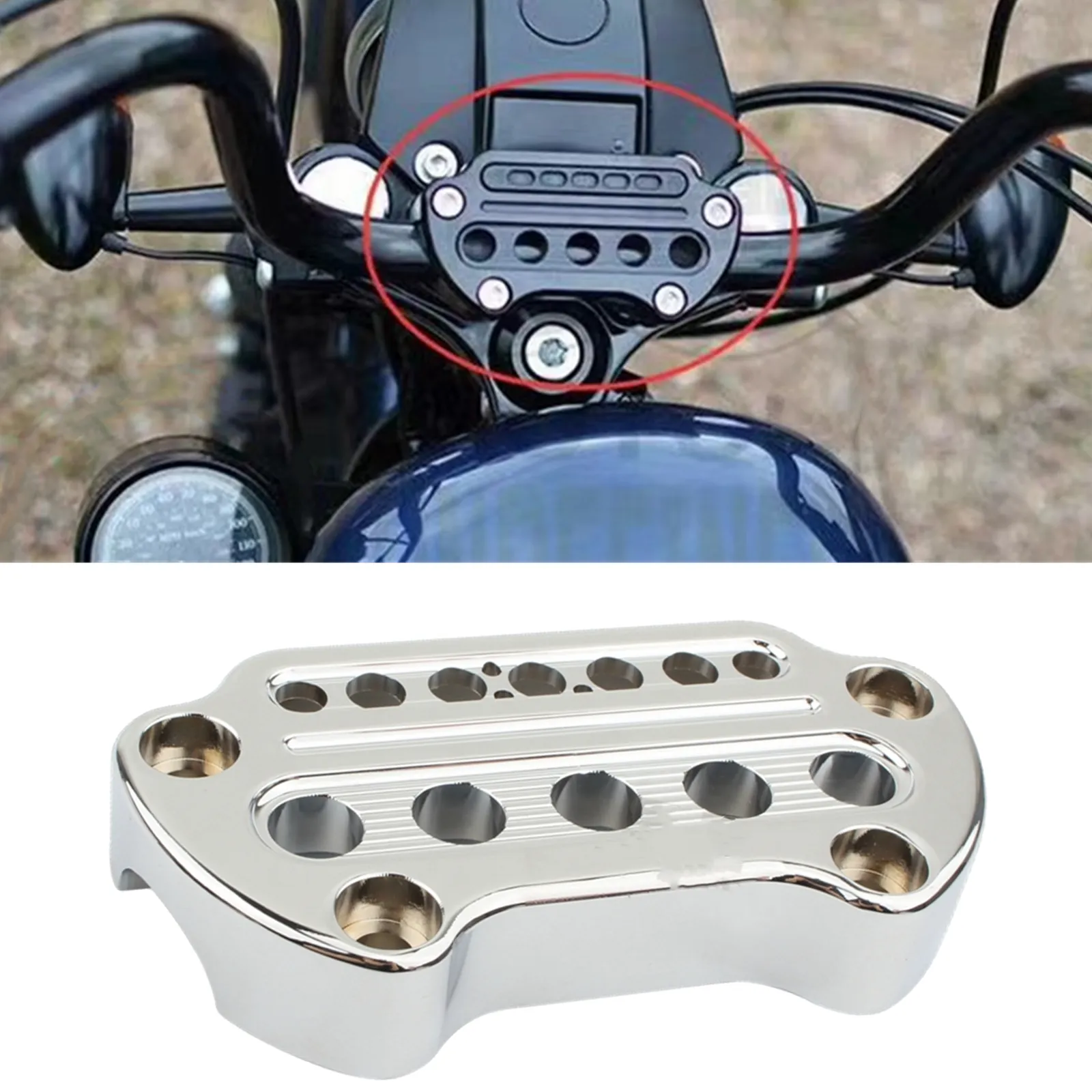 Motorcycle Handlebar Riser Clamp Aluminum From Ddmyfeb, $20.35