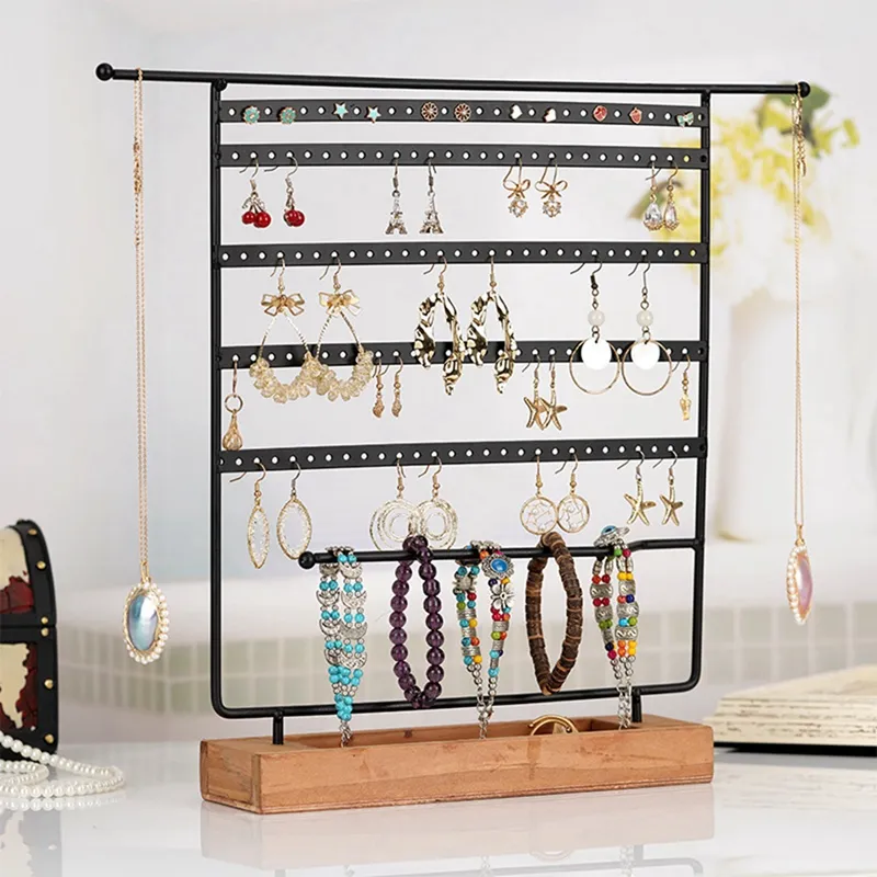 Metal earring display clearance