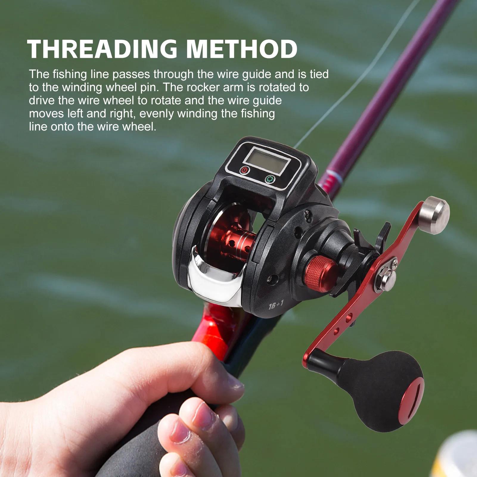 electronic line measuring fishing reel Demeras Digital Counter , Fishing 999m Fishing Line Depth Finder Guide for Rod Clip on Fishing Counter Trolling Sea Digital Display Rapala Line Counter : Sports not included. Model LS-510: Small Line Stripper