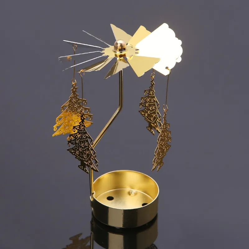 Romantic Metal Spinning Tea Lights With Rotary Bee Candle Holder Perfect For Weddings Parties Christmas And Festivals B03E From Homepro12 4.72 DHgate.Com
