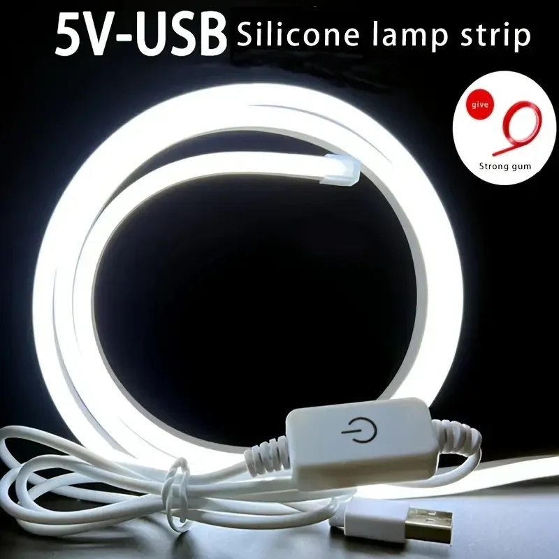 Flexible Touch Sensor LED Neon Bendable Led Strip Dimmable Waterproof And Flexible 5V USB Powered For Room Ceiling And TV Decorative Lighting From Ledstriplightstore 12.16 DHgate.Com
