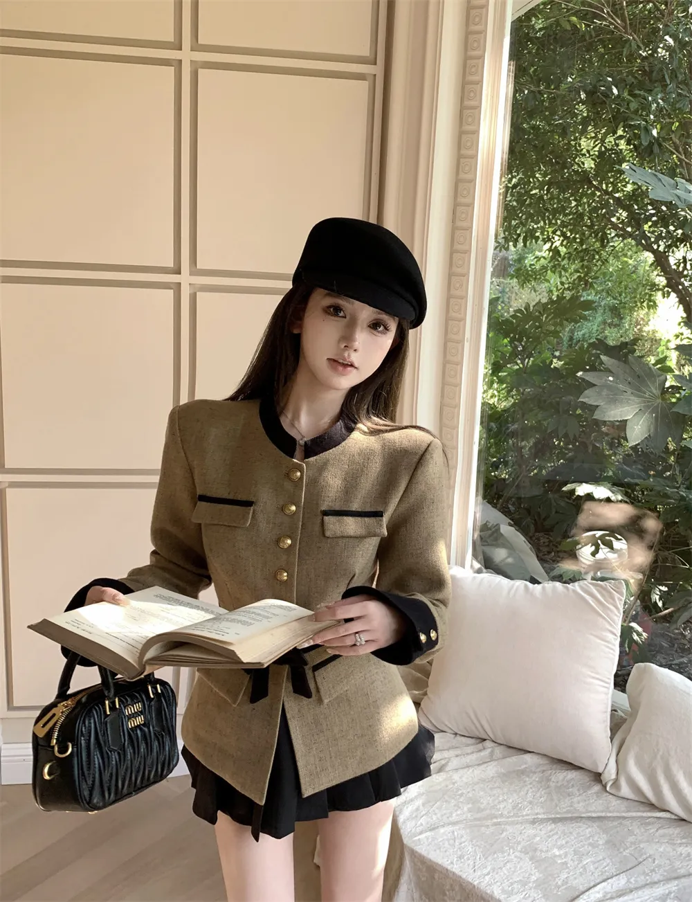 Coat and skirt set store