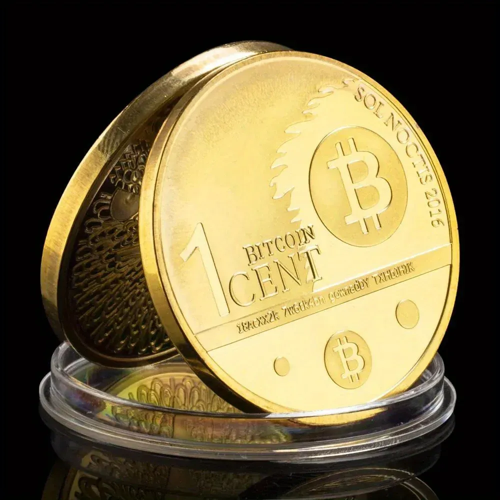 Bitcoin Cent Creative Souvenir Coin Golden Plated Physical Cryptocurrency  Coin Eagle Pattern Bitcoin Commemorative Coin From Ddmyearth, $20.98 |  DHgate.Com