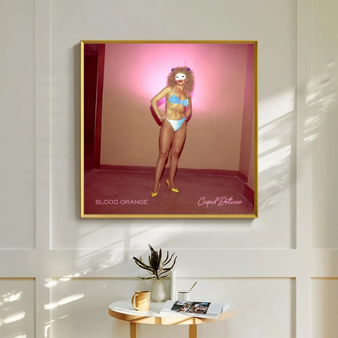 Blood Orange Cupid Deluxe Music Album Cover Poster Canvas Art