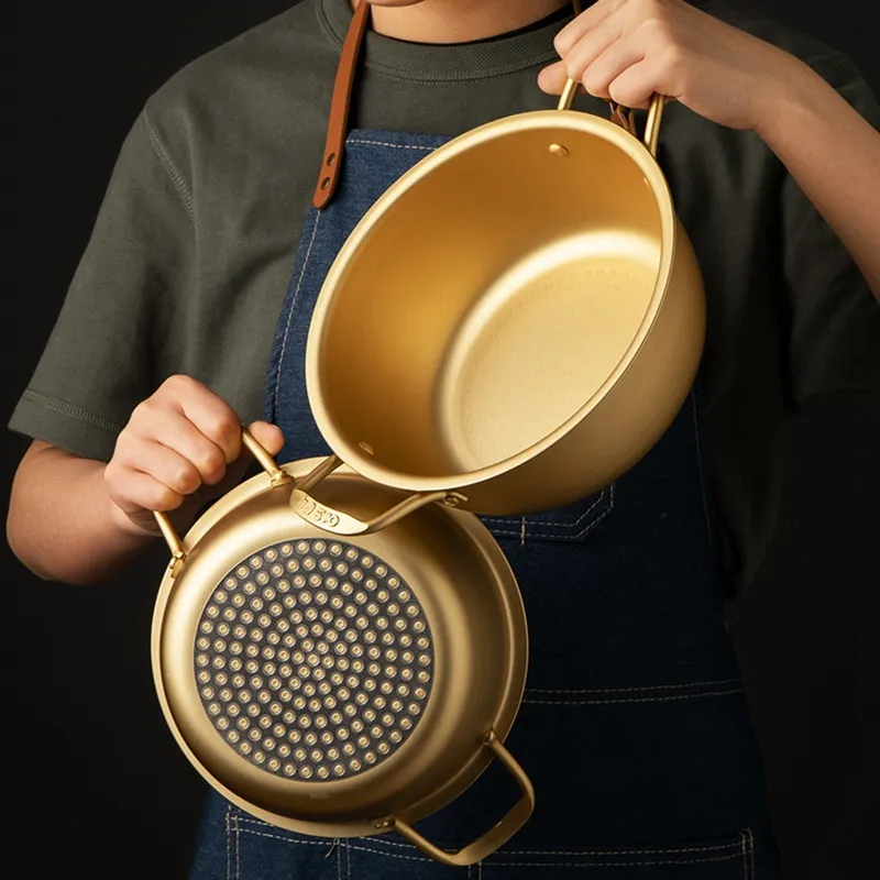 Ramen Cooker Ramen Pot With Lid, Pack Korean Noodle Pot Stovetop