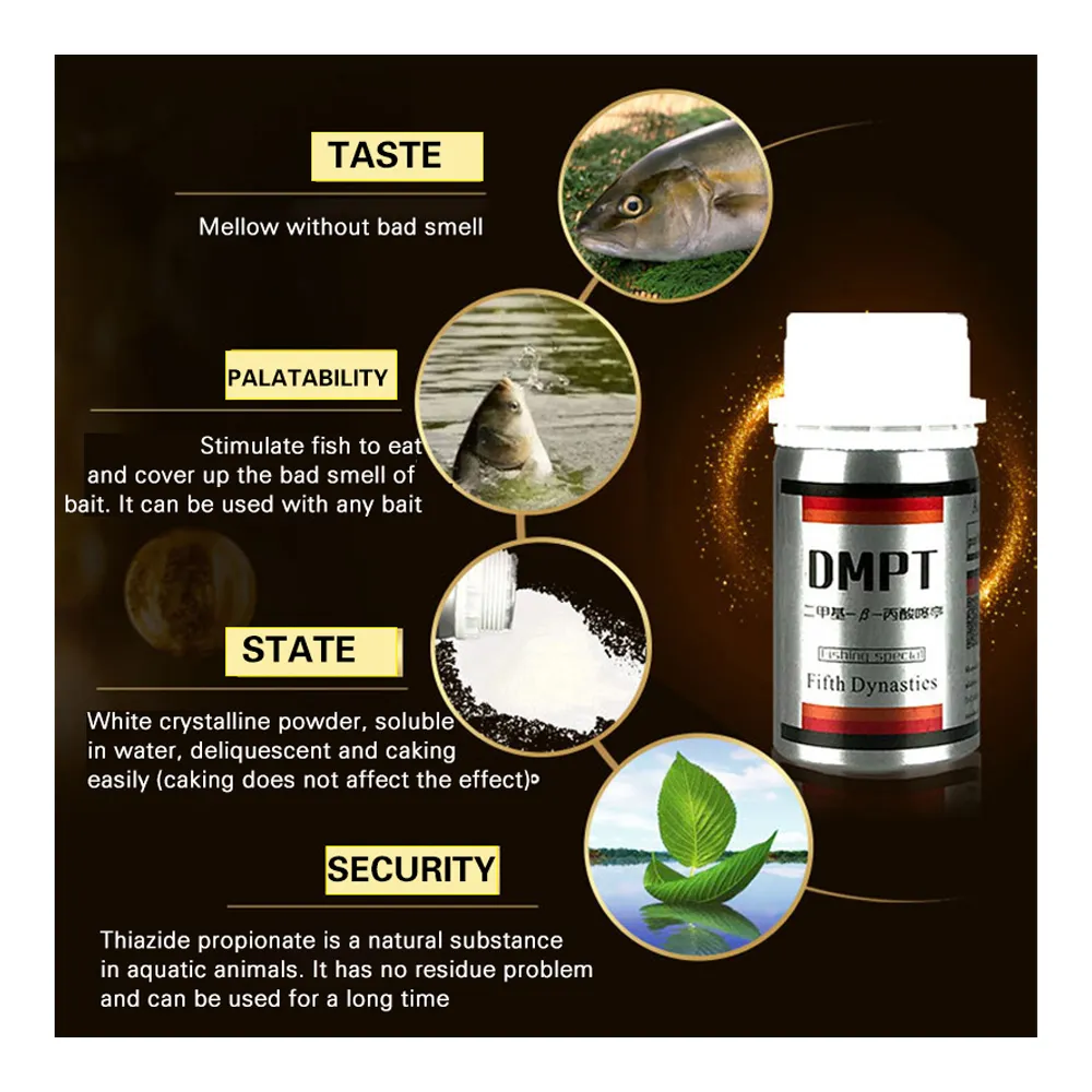 DMPT: Poudre additive attractante pour pêche - Test et Avis