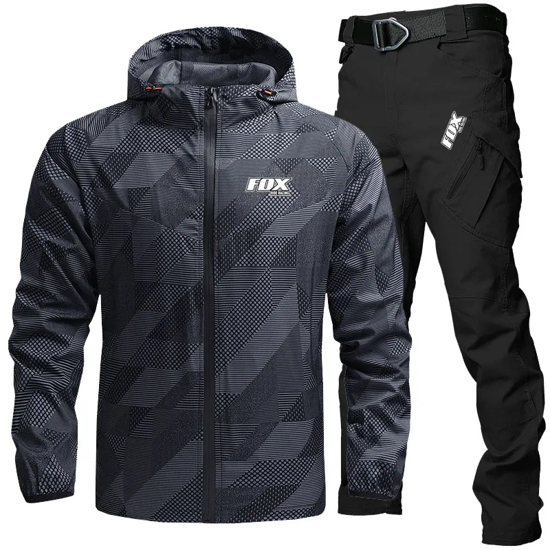 FOX Ride Racing Cycling Rainjacket And Pants Set For Men Breathable MTB Enduro Pants Mountain Bike Windbreaker And Motorcycle Clothing Kit From Homepro19 139.97 DHgate.Com