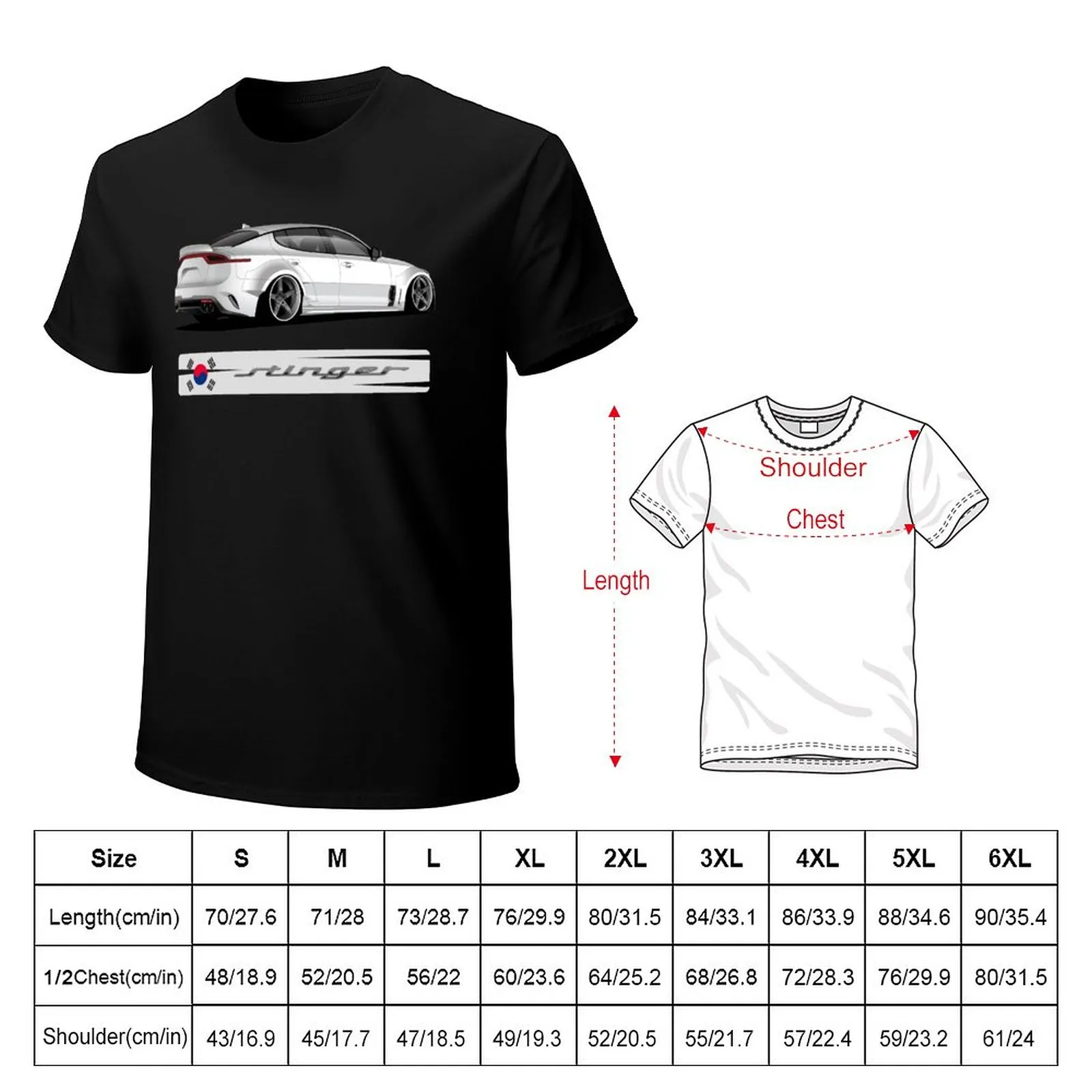 DHgate.com:Kia Stinger Widebody T-Shirt: Black Sublime