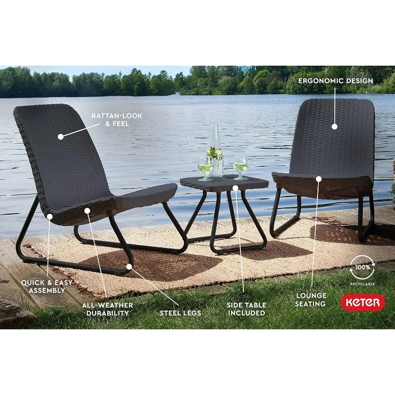 Keter Rio Resin Wicker Patio Furniture 12 001 DHgate