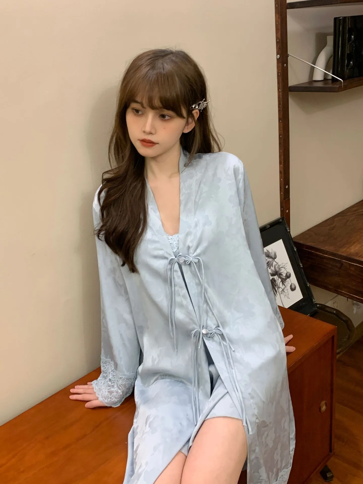 Summer nightgown and robe sets hotsell