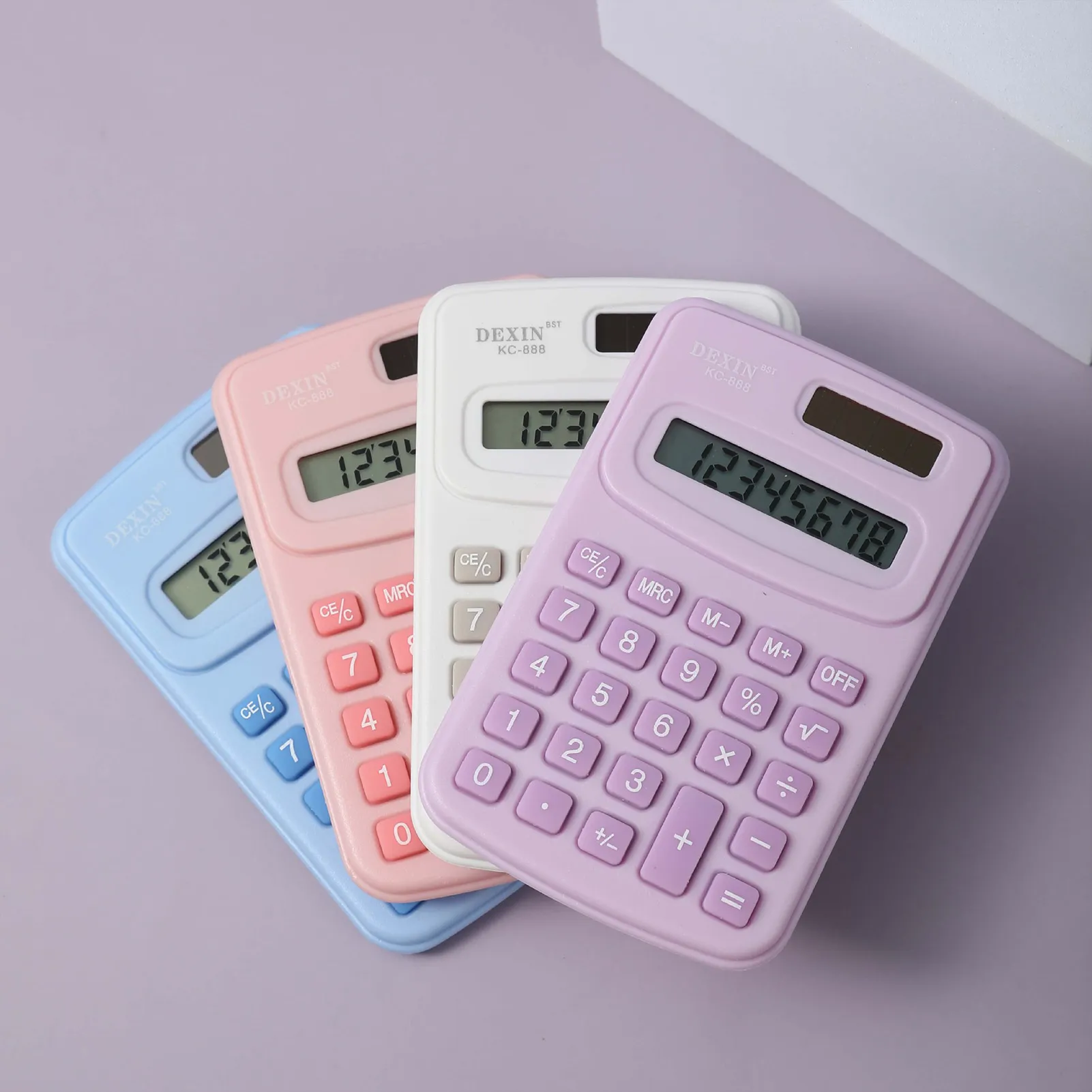 Mini 8-Digit Portable Desktop Electronic Calculator for