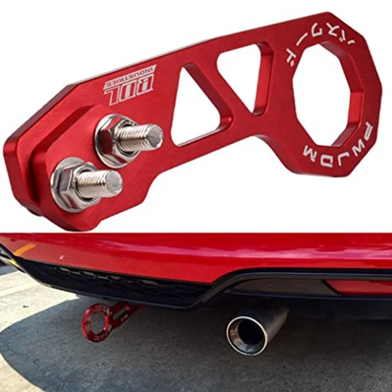 thumbnail image 2 of Universal JDM Aluminum Racing Car Rear Tow Hook Trailer Ring For Honda Civic 2 of 4