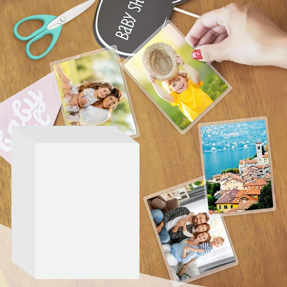 HUIOP 80mic Thermal Laminating Film Pouches PET Clear Sheet
