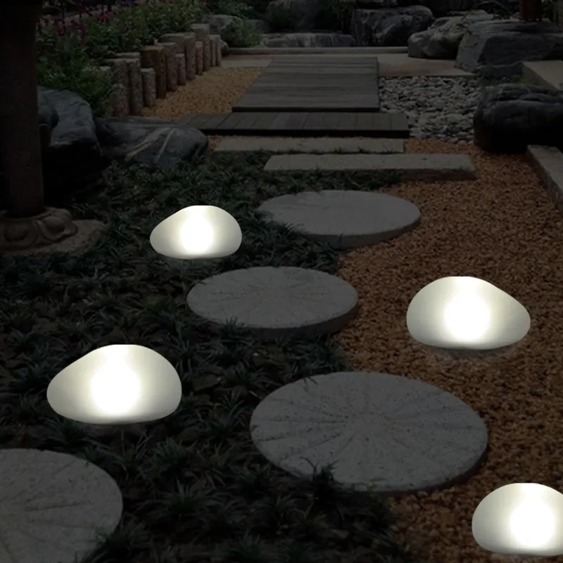 Solar stone lights online