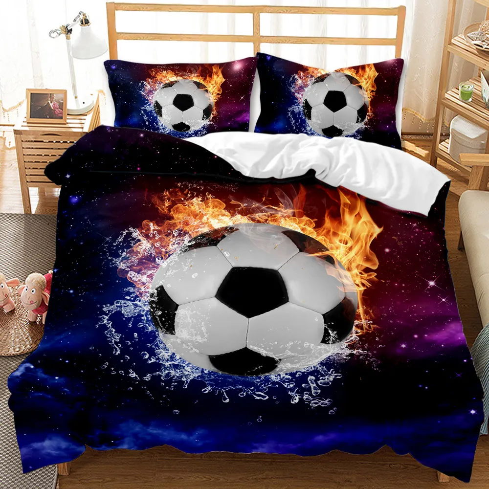 Soccer sheets queen cheap